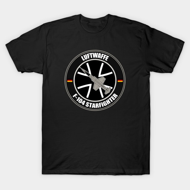 West German Luftwaffe F-104 Starfighter T-Shirt by TCP